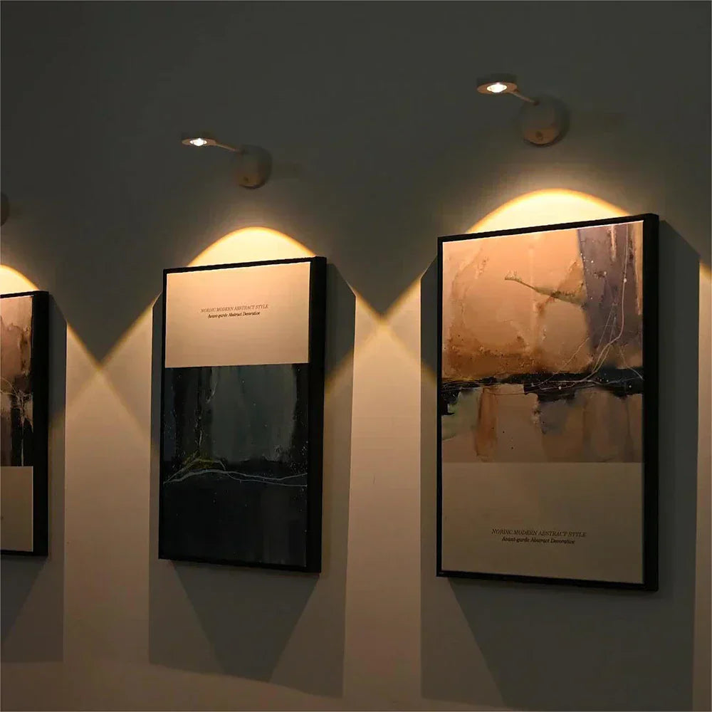 Skanto | Veggspotlight – SmartGlow – oppladbar LED – bevegelsessensor