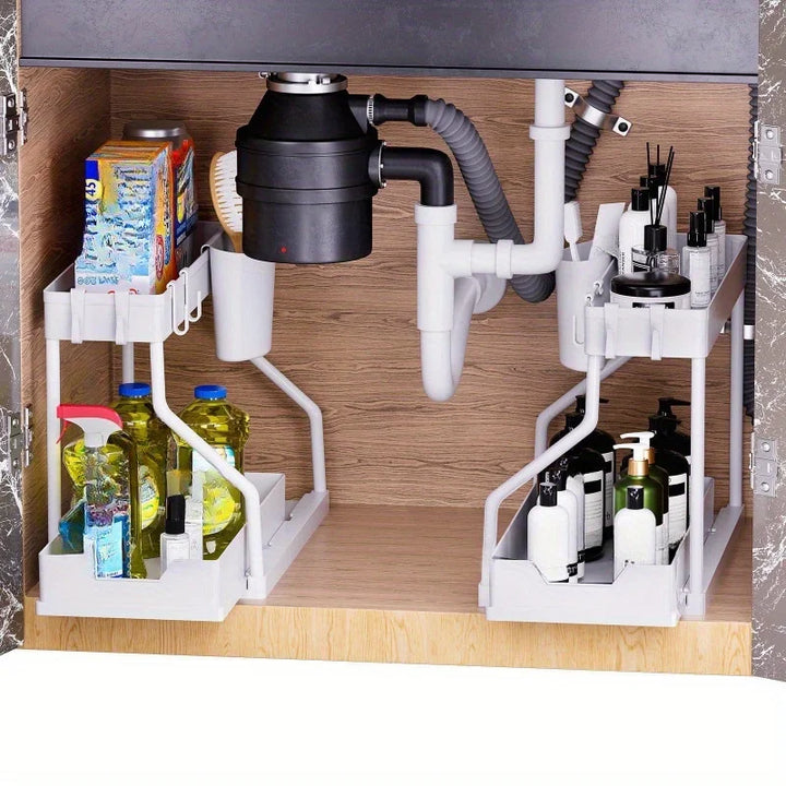 Frendorf | Multilayer Pull-Out Krydder- og Oppbevaringshylle – Liora