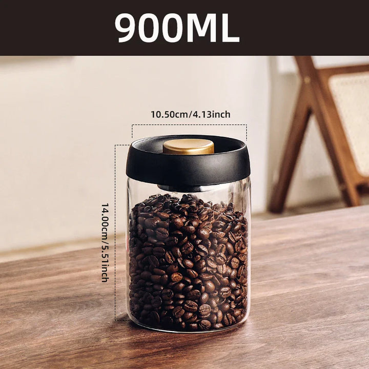 Vakuum lagringskrukke laget av borosilikatglass | Skanto