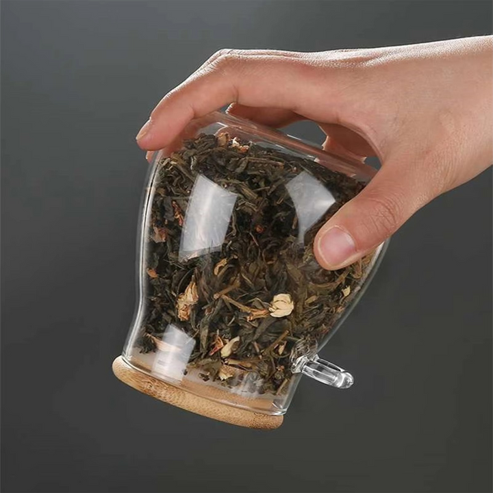Skanto | Premium Glass Airtight Canister with Sealed Lid for Kitchen Storage