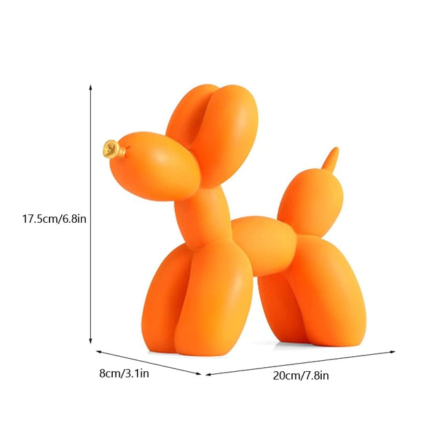 Skanto | Luksuriøs hjemmedekor, ballonghund dekorasjon, kontorbordtilbehør, dyre dekor, moderne populær kunst, nordiske statuer