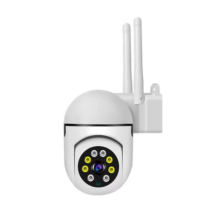 Skanto | 1080P PTZ WiFi sikkerhetskamera med lyd, 4X zoom, nattesyn, vanntett