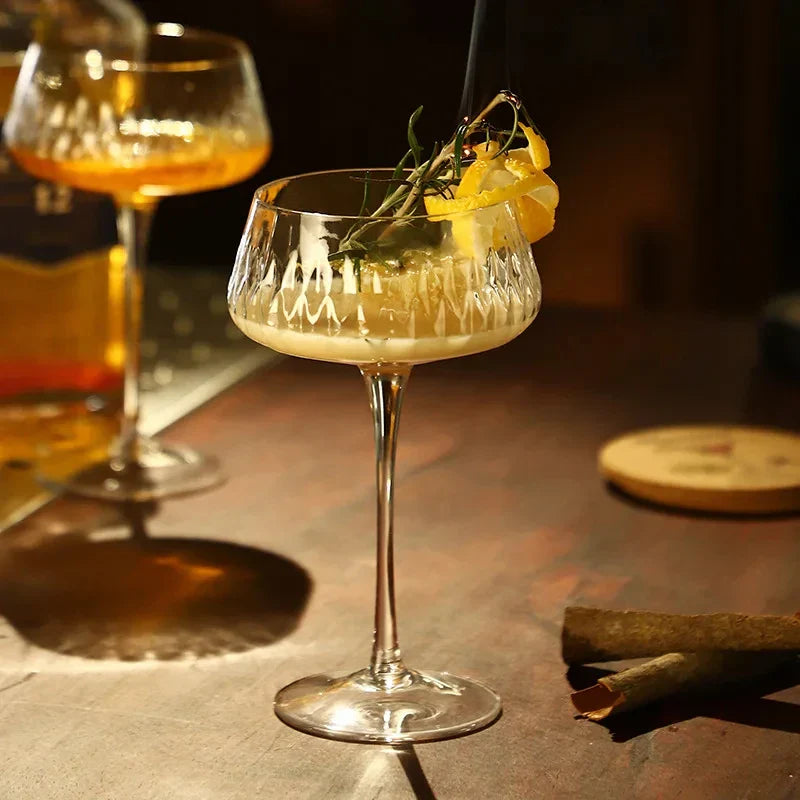 Elegant 2-delt Cocktail Coupe Sett Skanto