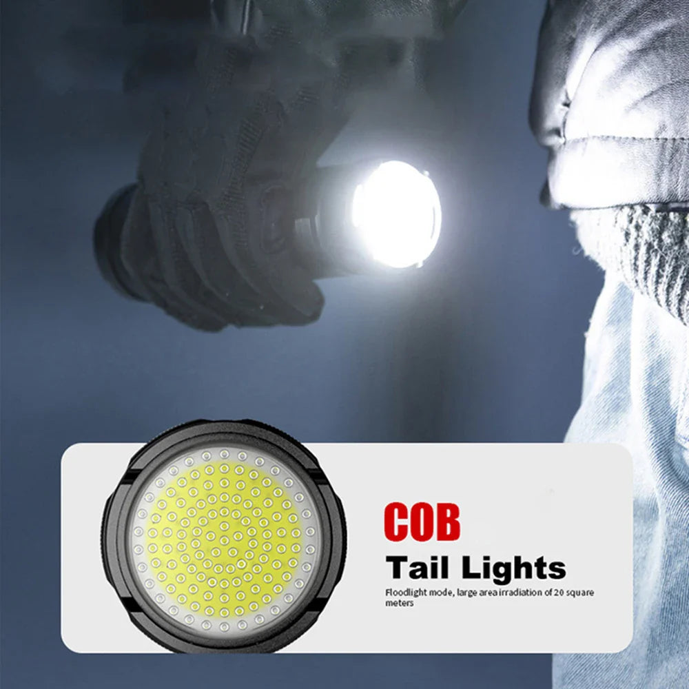 Skanto | Oppladbar 10000 Lumen LED lommelykt 1+1 GRATIS – Striker