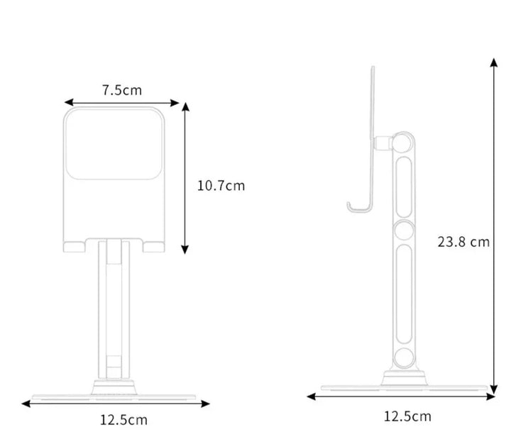 Skanto | Multifunksjonell Aluminiumlegering Mobilholder