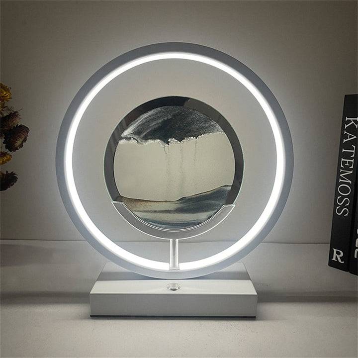 Skanto | 3D LED Flytende Sand Kunst Bordlampe