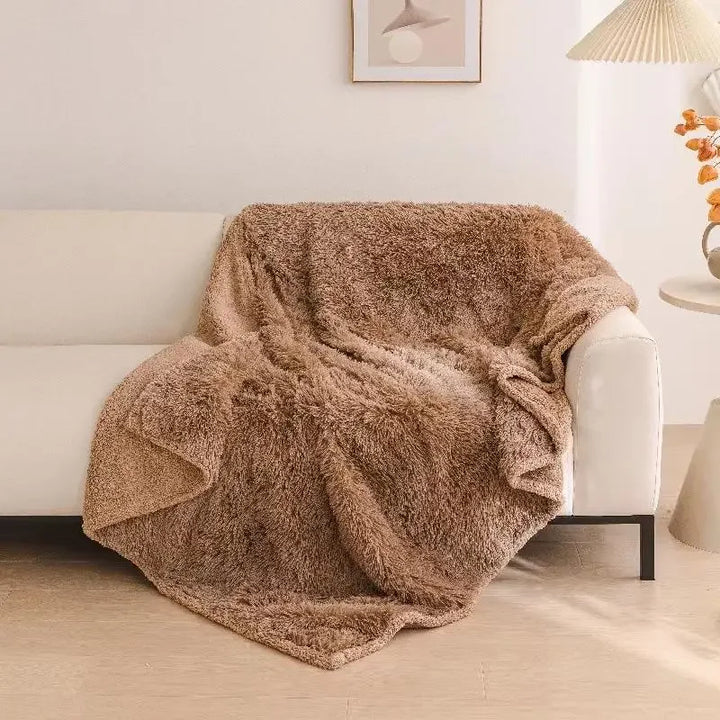 Skanto | Luksuriøs Koseserviett | Vanntett & Varm | Mikrofiber | For Par, Sofa & Soverom