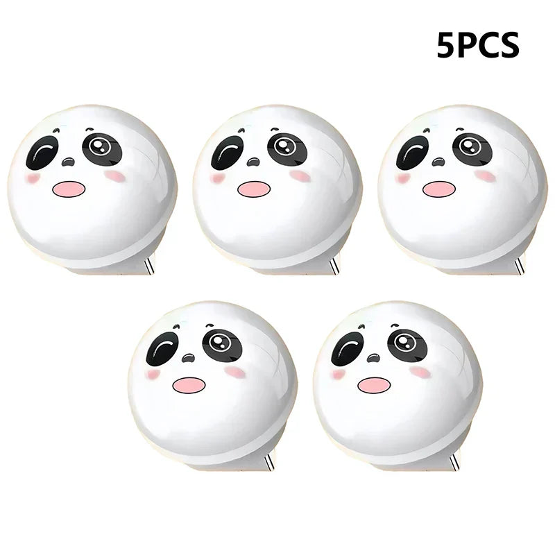 Søt panda talestyrt LED nattbordlampe | Skanto