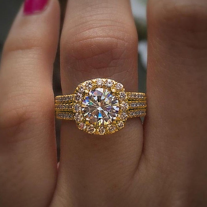 Skanto | Evig Funklende Romantisk Sofistikert Ring