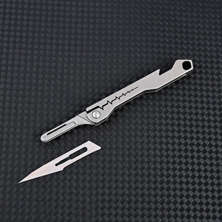 Titanium All-Purpose Foldable Sharp Cutter Knife | Skanto