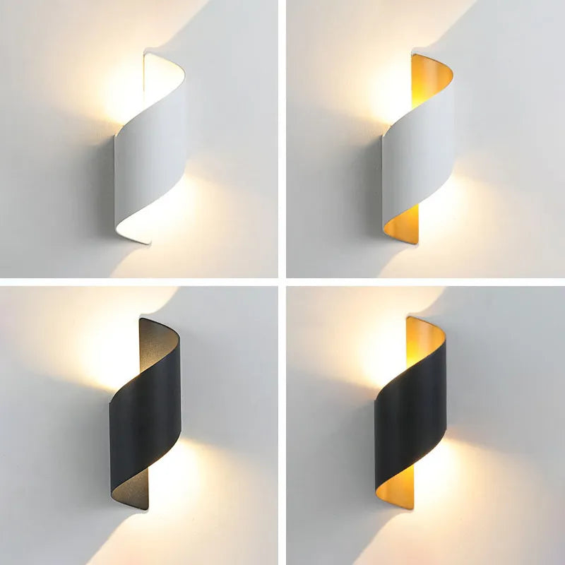 Skanto | IronEdge – Moderne Vegglampe Laget av Jern og Akryl