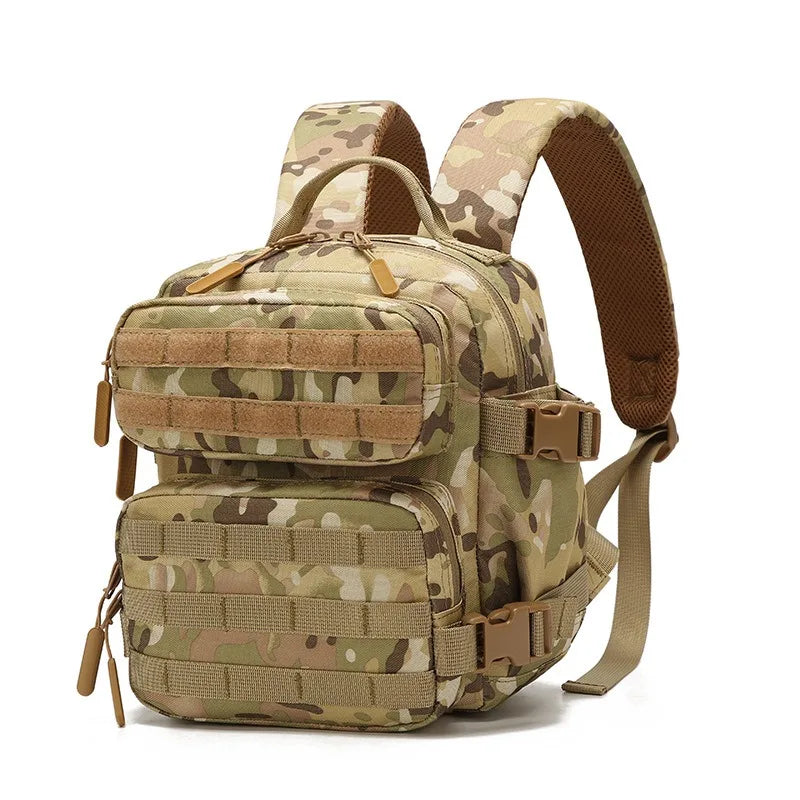 Skanto | Tactivo Mini-Ryggsekk 9L | MOLLE-Utendørs Ryggsekk | Kompakt & Holdbar | For Fotturer, Camping & EDC