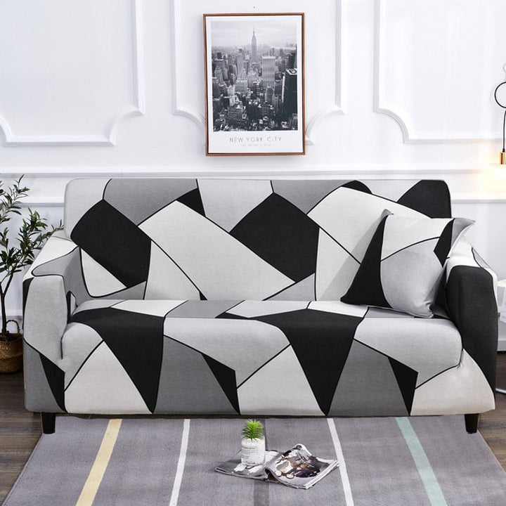 Moderne Antiskli Fargerik Elastisk Sofatrekk | Skanto