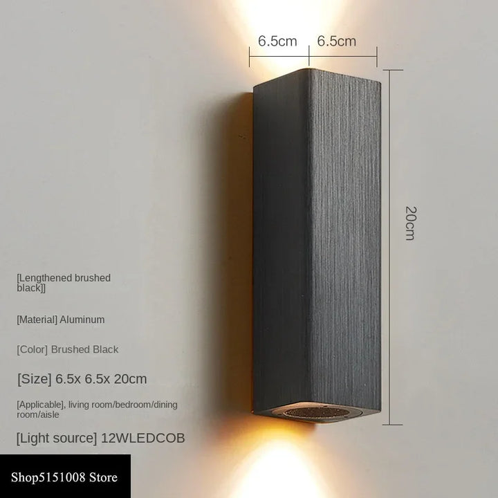 LumiGlow - Stillegående LED Vegglampe med Varme og Kjølige Lys | Skanto