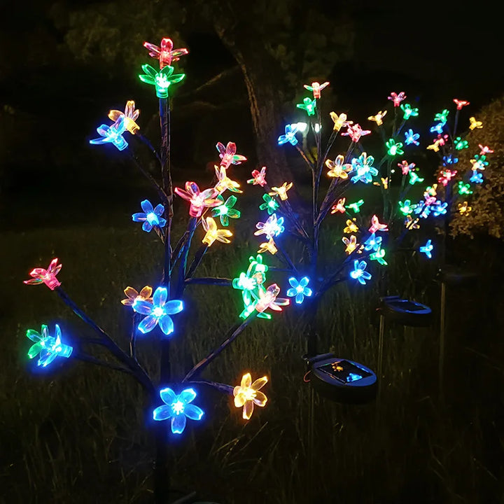 Sakura Tree Solar Flower Pathway Utendørs Lys | Skanto