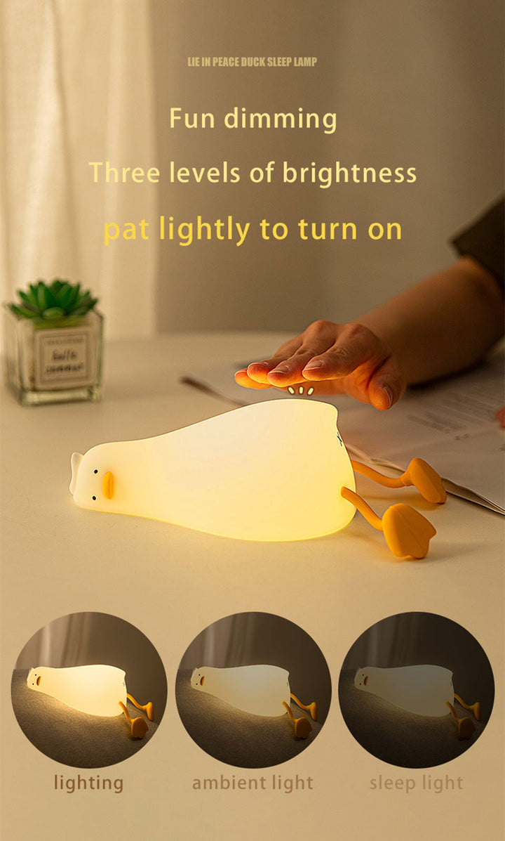 Lazy Flat Duck Atmosfære Nattlampe | Skanto
