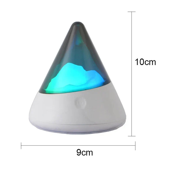 Skanto | Trådløst LED Isfjell Nattlys – Moderne Design for Avslappende Belysning