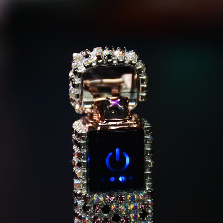 Skanto | Glitterstein Rhinestone Oppladbar Bærbar Tenner