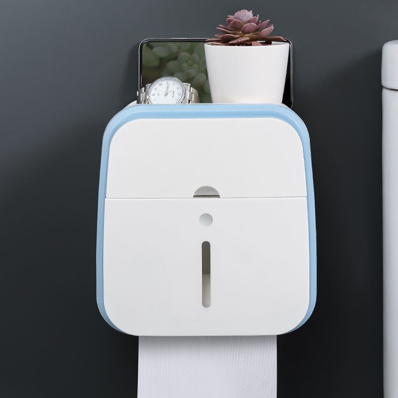 Vegghengt baderomsorganisator Tissue Box Holder | Skanto