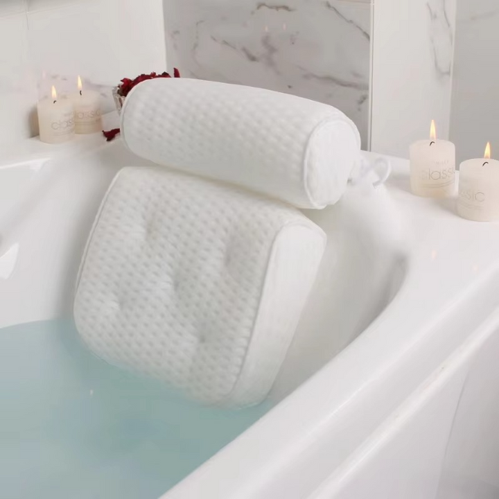 Luksuriøse Badewannen-Spa-Kissen med Air-Mesh-Technologie zur Unterstützung av Nacken, Kopf og Rücken