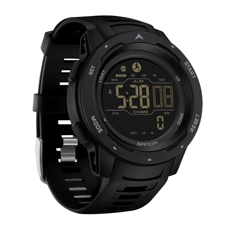 Skanto | Vanntett Militær Pedometer Digital Klokke