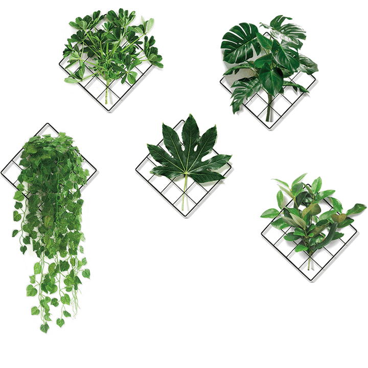 3D Nature Vind Grønn Plante Veggklistremerke | Skanto