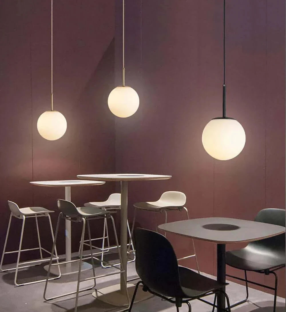 Skanto | Mid-Century Modern Glass Ball Pendant Light