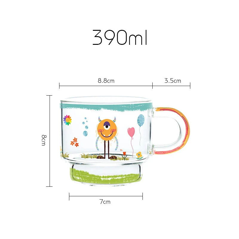 Regnbuemonster Kaffe kopp