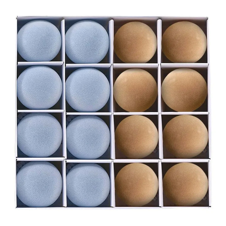 Velvet jul dekorasjoner baller sett - dekorative sfærer for tre & ferie dekor, elegant festlig aksent 16PCS 6cm (2,3 tommer)
