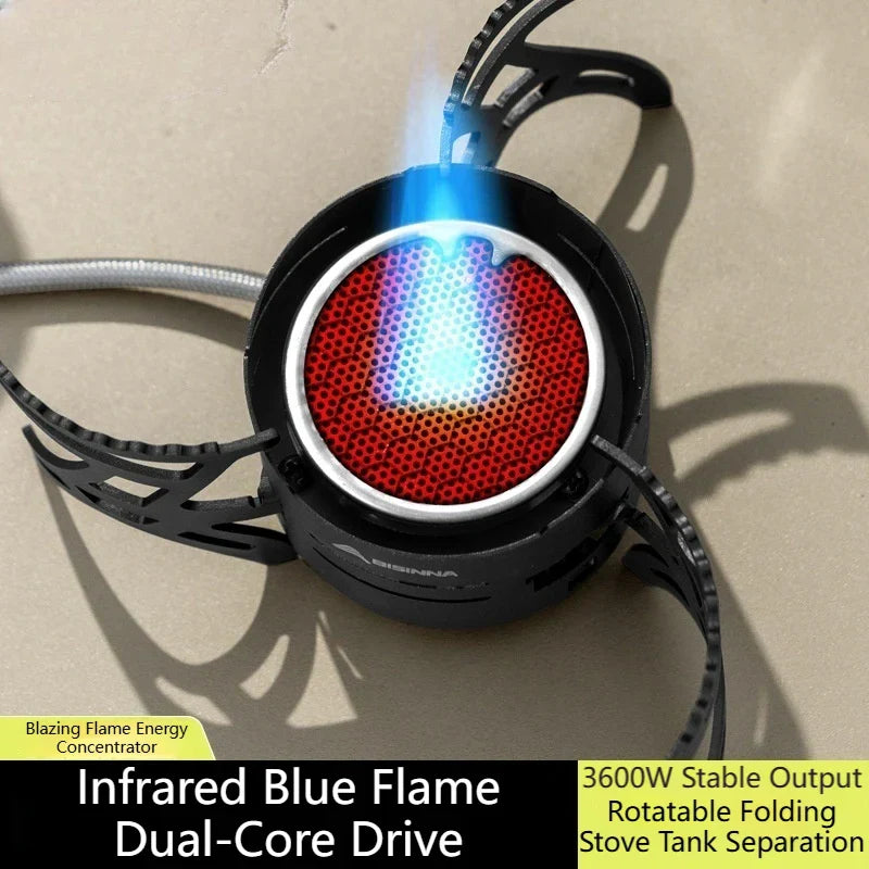 Dual-Core Blue Flame Utendørs Matlagingovn | Skanto