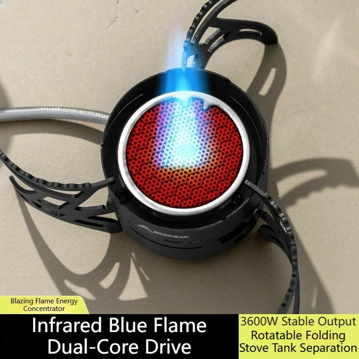Dual-Core Blue Flame Utendørs Matlagingovn | Skanto