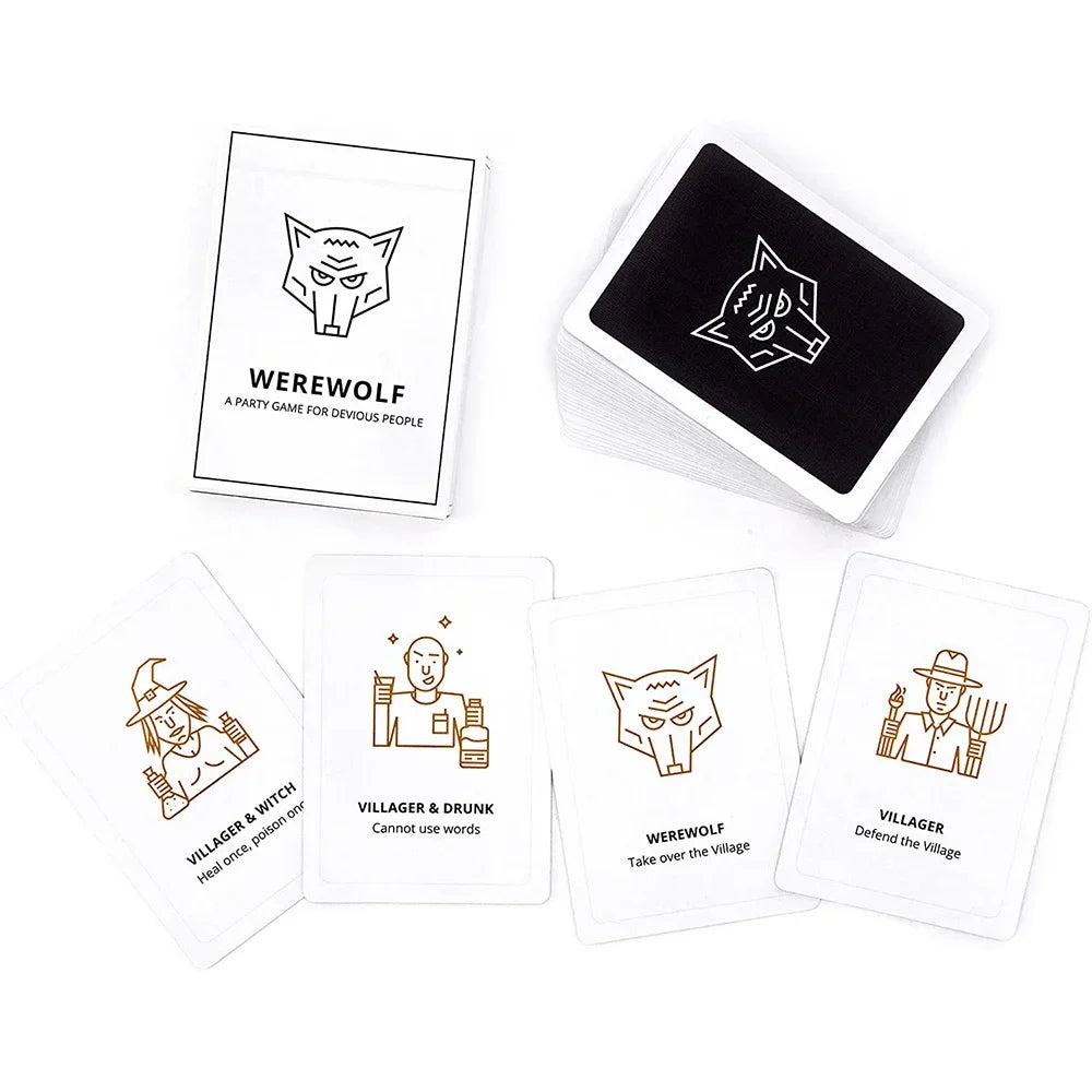Devious Werewolf Card Game - Fun Party Game for Adults, Perfect for Game Nights and Stellar Factory Collections