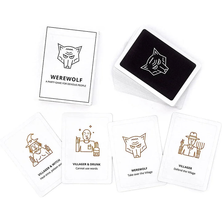 Devious Werewolf Card Game - Fun Party Game for Adults, Perfect for Game Nights and Stellar Factory Collections