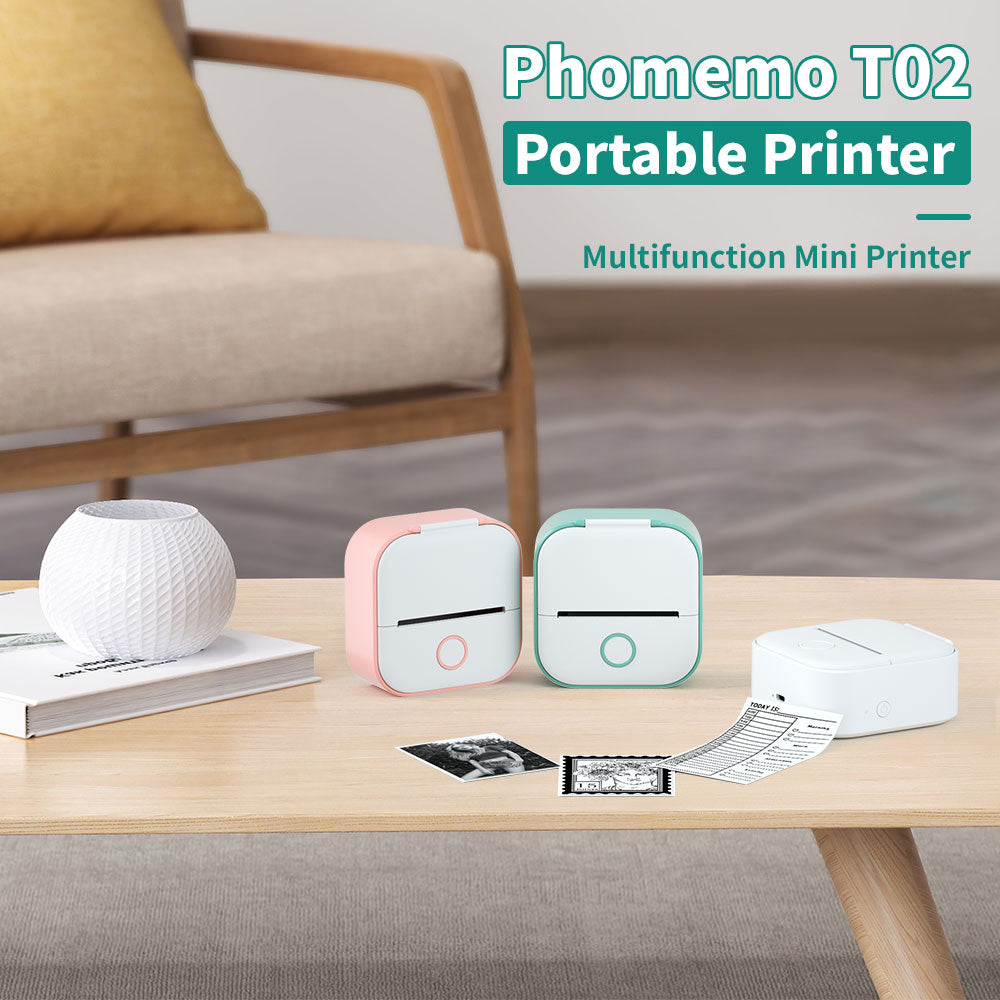 PocketPrint Mini – Bærbar termisk fotoprinter uten blekk | Skanto