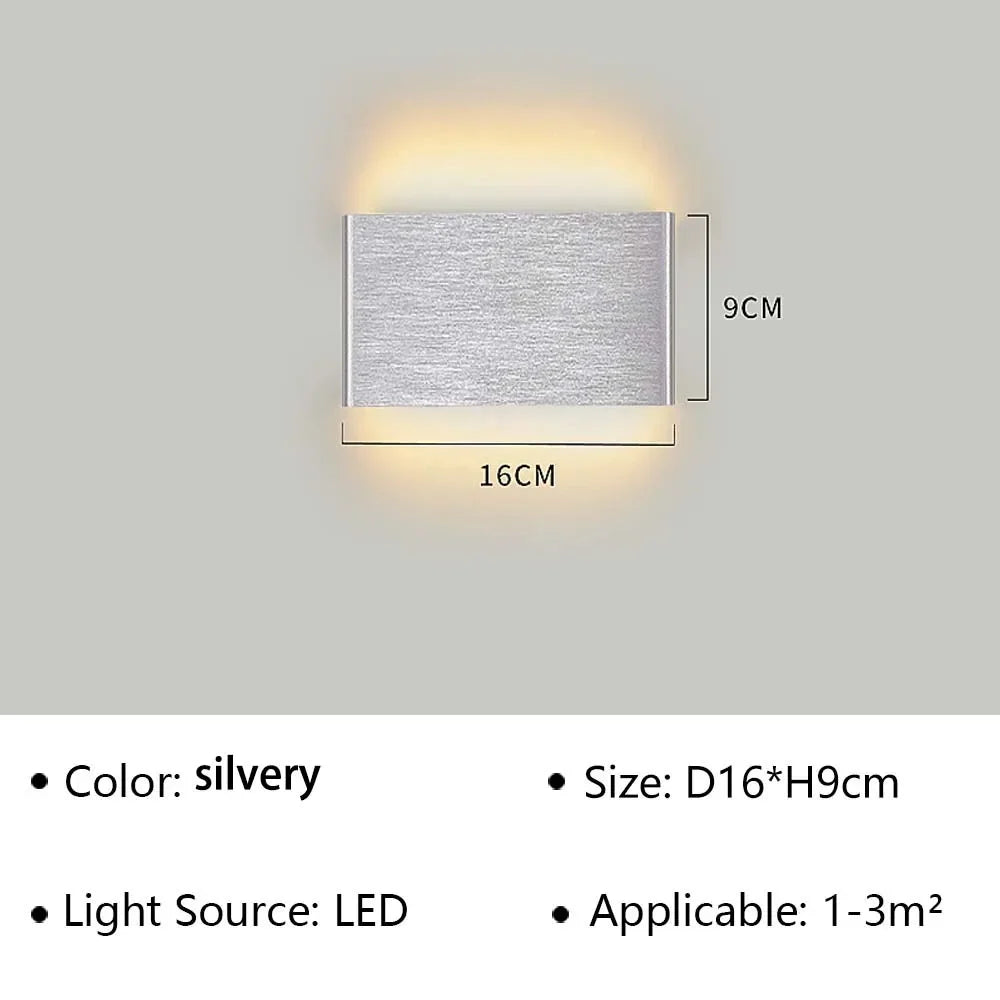 Skanto | LumiEra Moderne LED Vegglampe | Stilrent Design | Varme hvite lys for soverom, korridor & bad