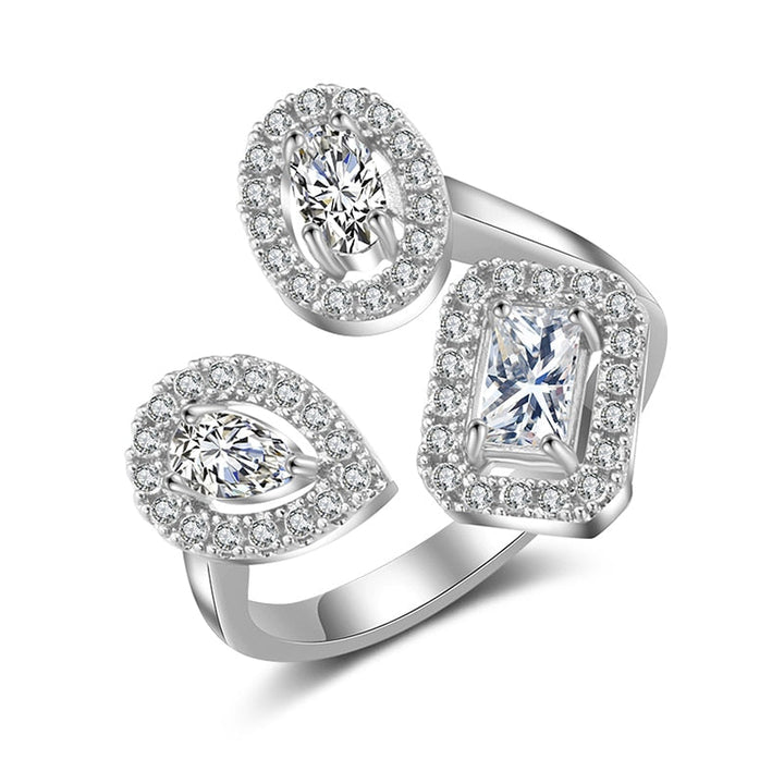 Skanto | Vanndrop Zircon Chic Justerbar Ring