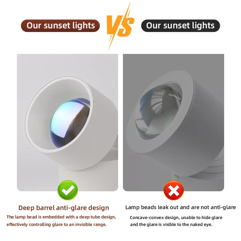 Skanto | LED Solnedgang Spotlight Lampe