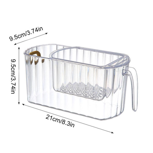Skanto | Klar Stable Transparent Dobbelt-Lags Kurv