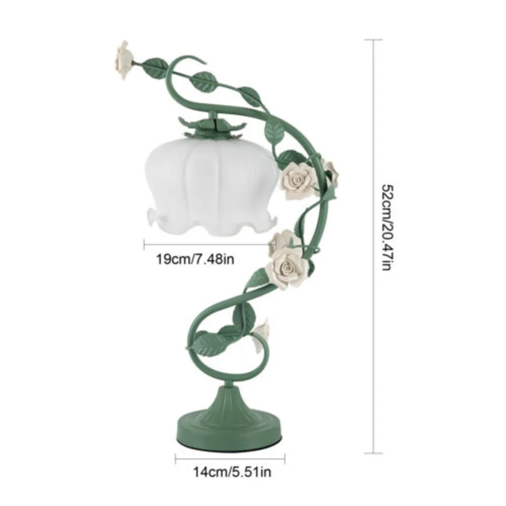 Skanto | Kunstnerisk Naturtema-Blomster Skrivebordslampe