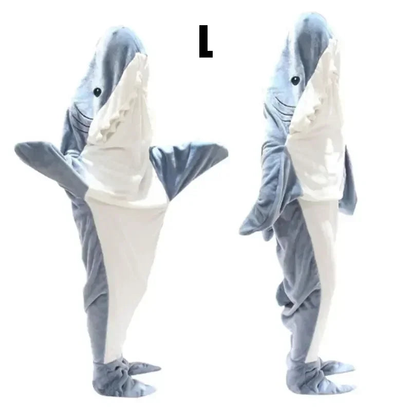 Snuggly Shark Koselig Hettegenser Epleteppe | Skanto