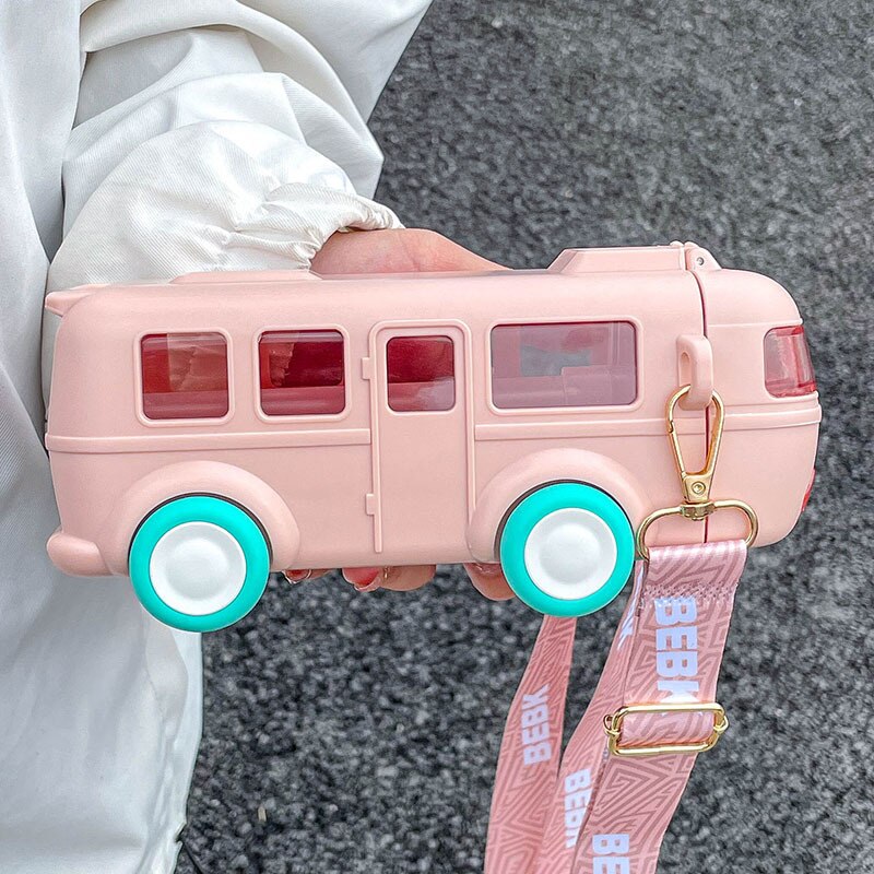 Skanto | Søt Bus Leak-Proof Little Rider Vannflaske