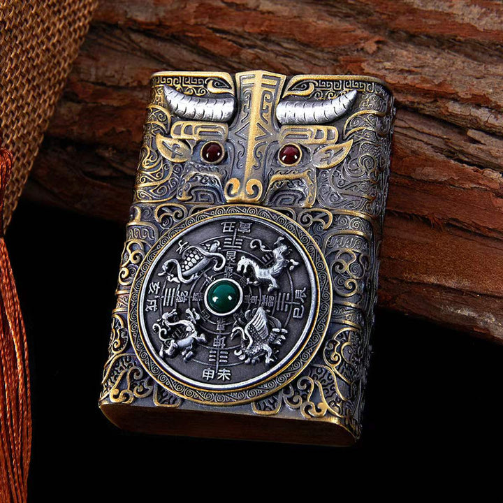 Heavy Armor Steel Spark Kerosene Lighter | Skanto