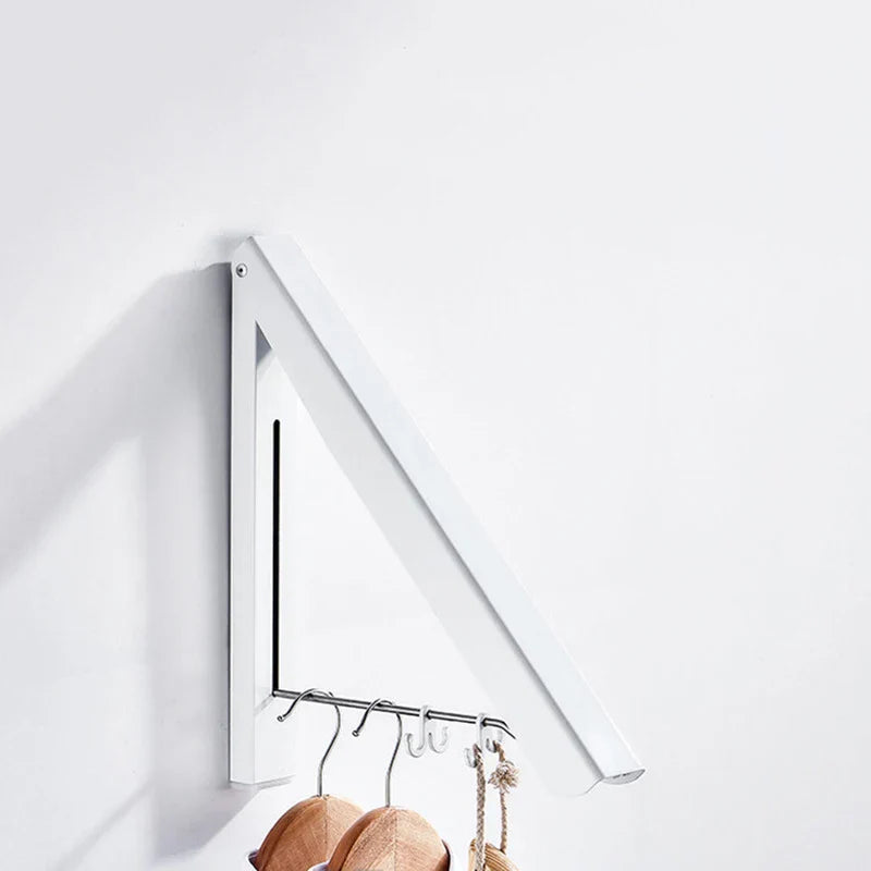 Space Saver Foldbar Veggklær Aluminiumstativ | Skanto