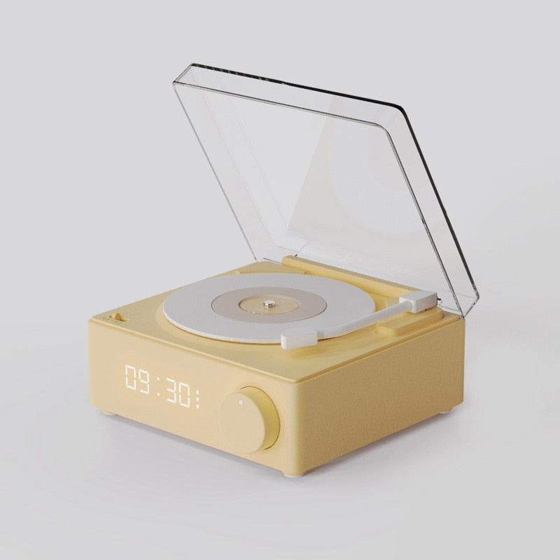 Skanto | Vintage Vibes Mini Platenspiller Bluetooth Høyttaler