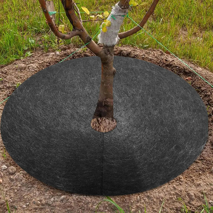 Skanto | Weed fleece tree disk – Pustende rotbeskyttelsesmatte for hage og planter