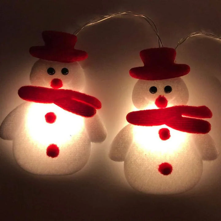 Skanto | SnowmanGlow | Plysj Snømann Festbelysning