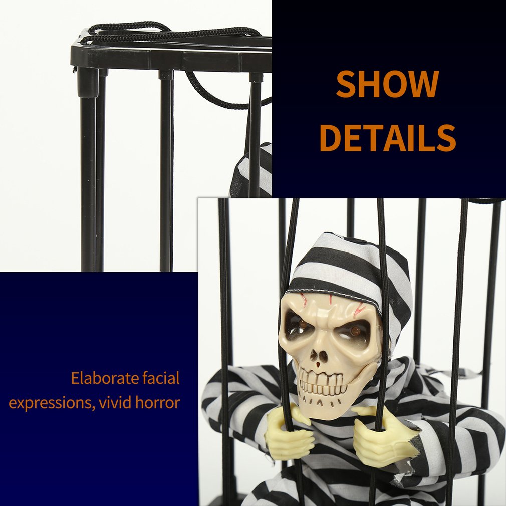 Skanto | Skummel Skjelett Fange Halloween Dekorasjon