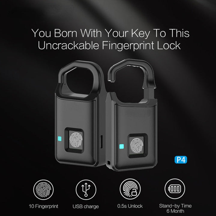 Touch Guard Smart Fingeravtrykk Vanntett Sikre Lås | Skanto