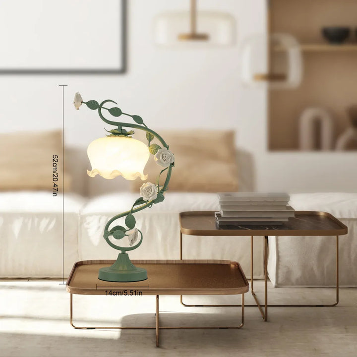 Skanto | Kunstnerisk Naturtema-Blomster Skrivebordslampe