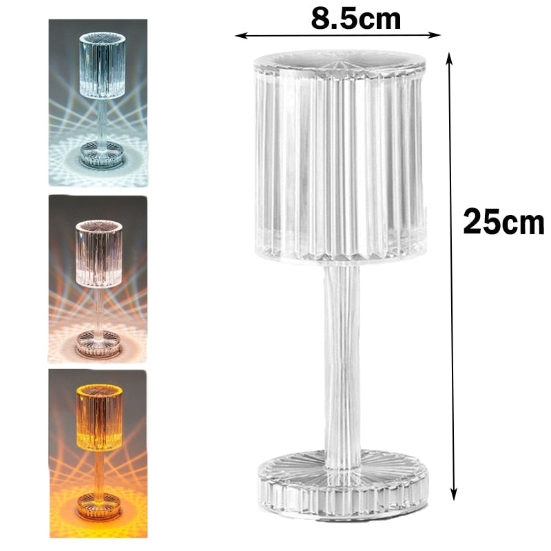 Skanto | Diamant Krystall Lampe